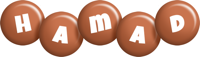 Hamad candy-brown logo