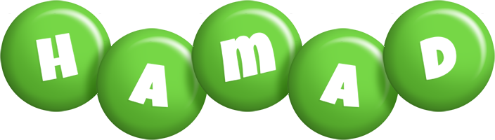 Hamad candy-green logo