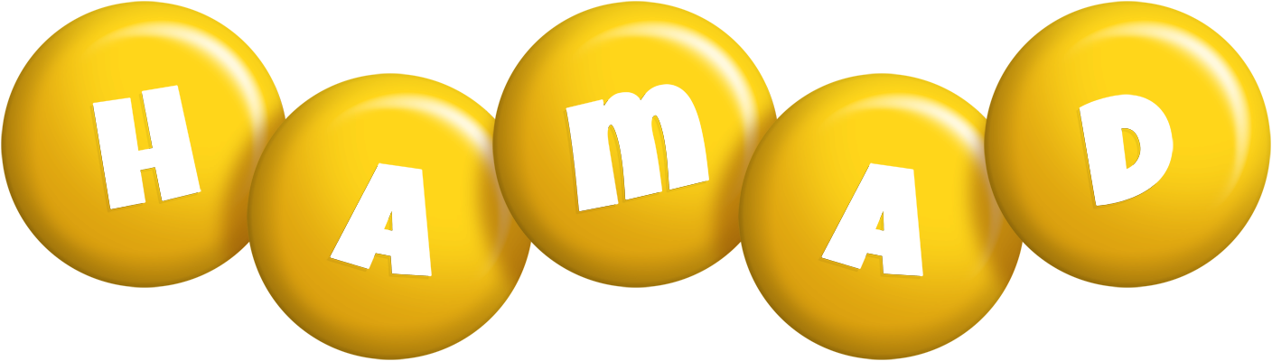 Hamad candy-yellow logo