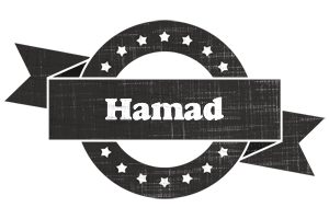 Hamad grunge logo