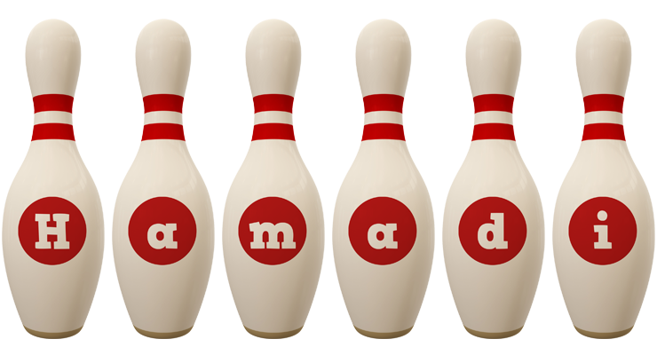 Hamadi bowling-pin logo