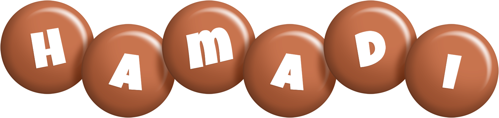 Hamadi candy-brown logo
