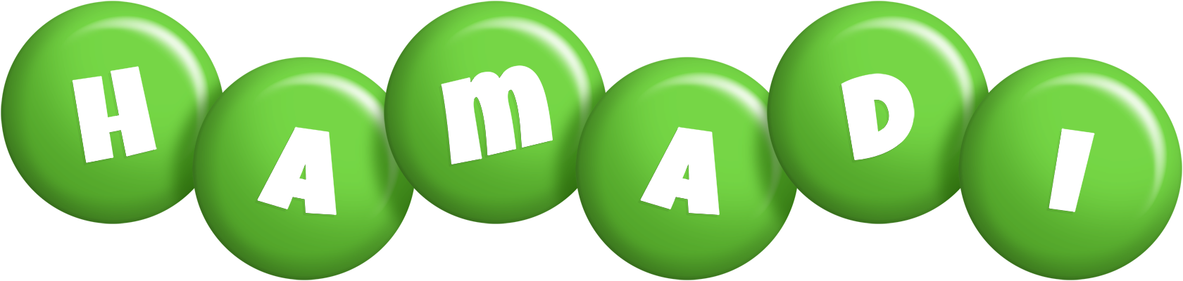 Hamadi candy-green logo