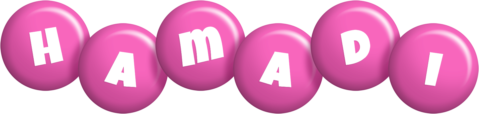 Hamadi candy-pink logo