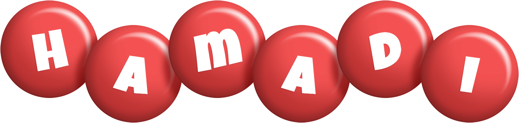 Hamadi candy-red logo