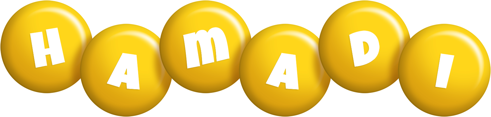 Hamadi candy-yellow logo