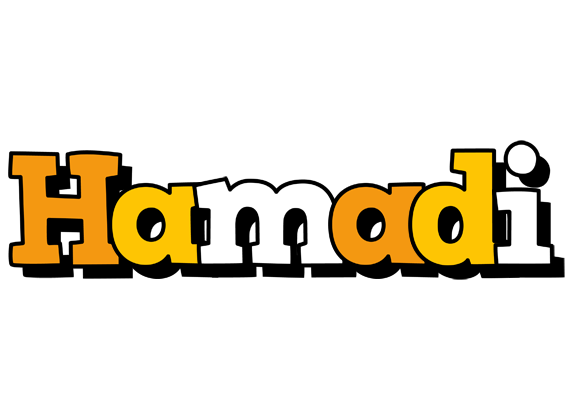Hamadi cartoon logo