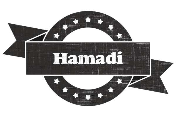 Hamadi grunge logo