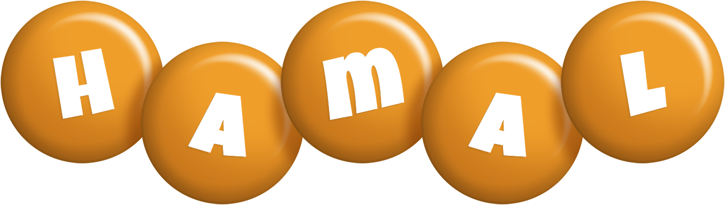 Hamal candy-orange logo