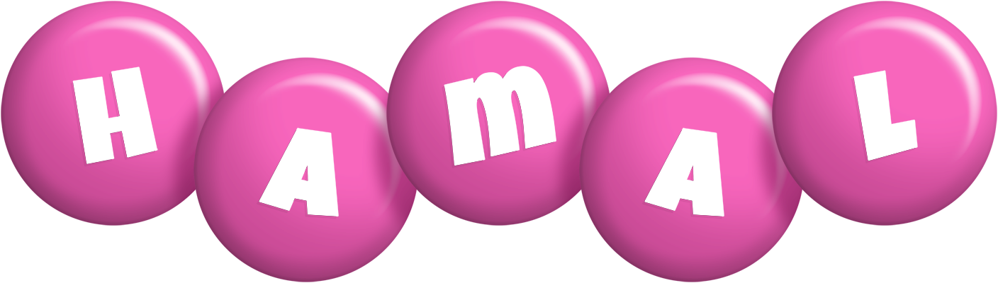 Hamal candy-pink logo