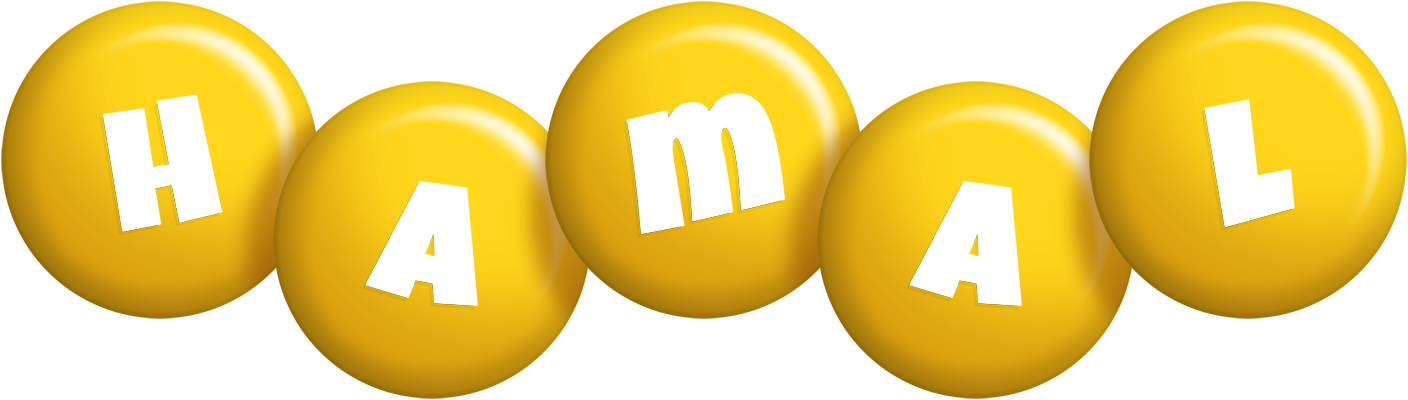 Hamal candy-yellow logo