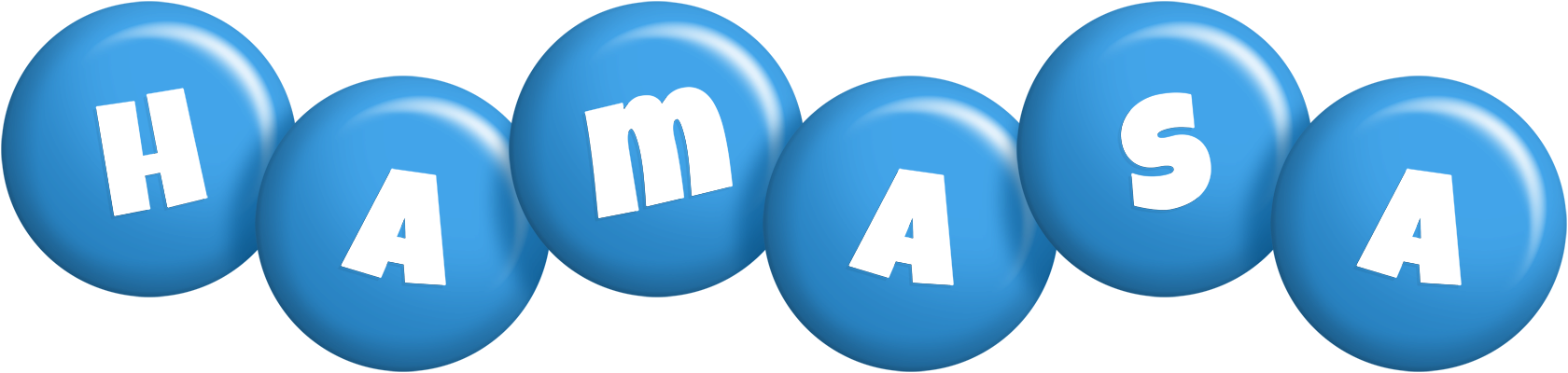 Hamasa candy-blue logo