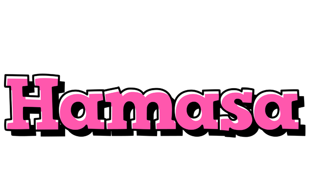 Hamasa girlish logo