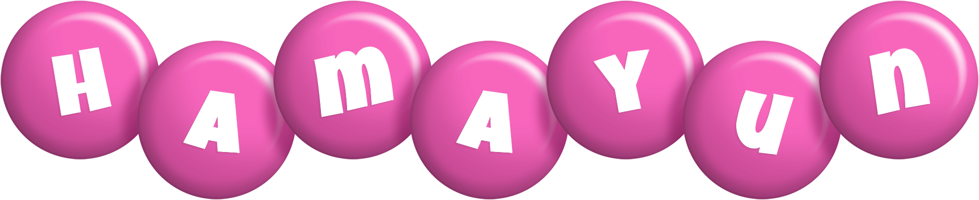 Hamayun candy-pink logo