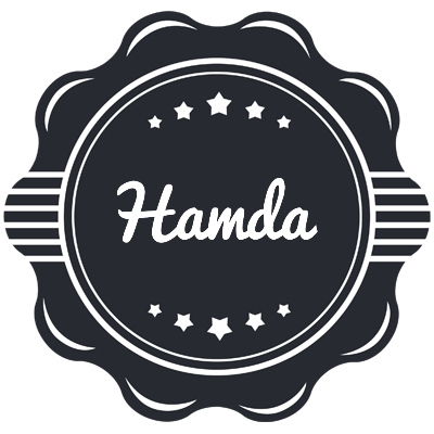 Hamda badge logo