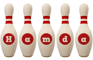 Hamda bowling-pin logo