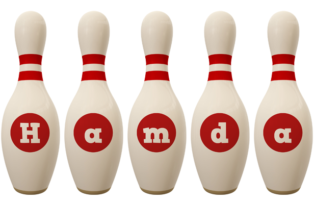 Hamda bowling-pin logo