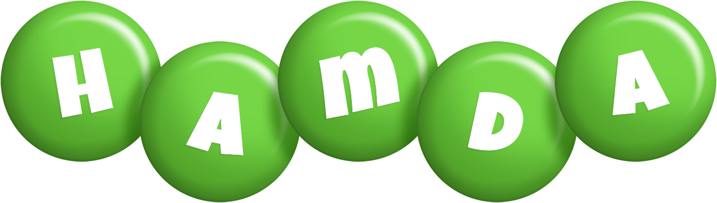 Hamda candy-green logo