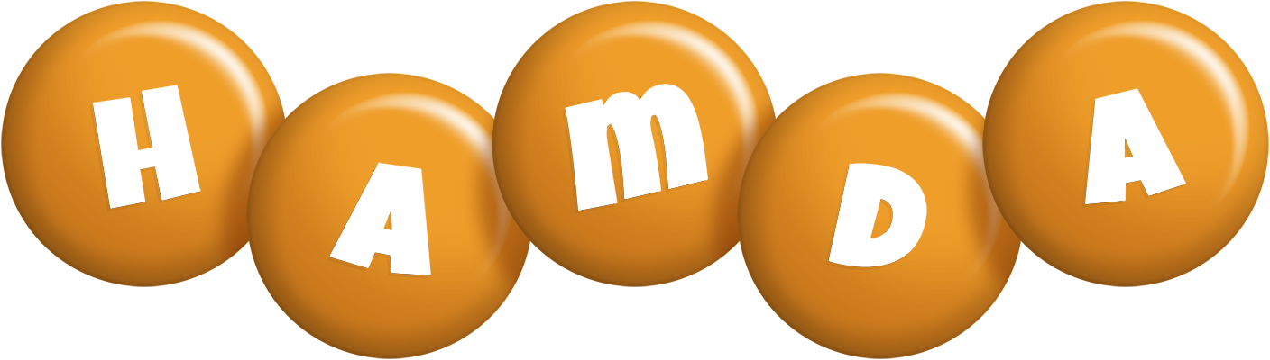Hamda candy-orange logo