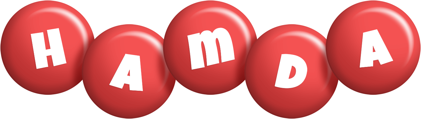 Hamda candy-red logo
