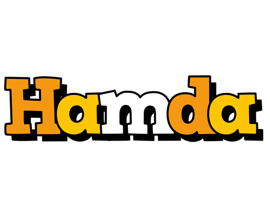 Hamda cartoon logo