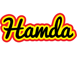 Hamda flaming logo