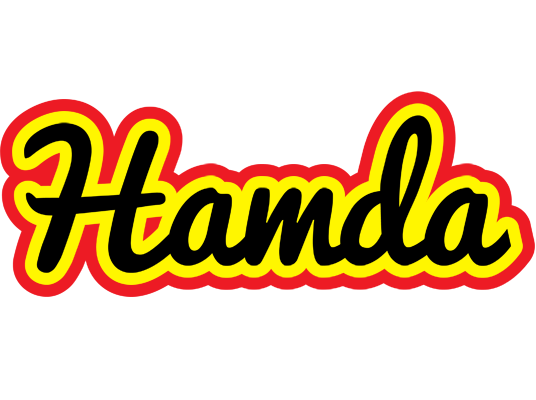 Hamda flaming logo