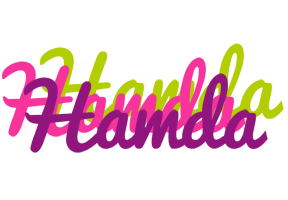 Hamda flowers logo