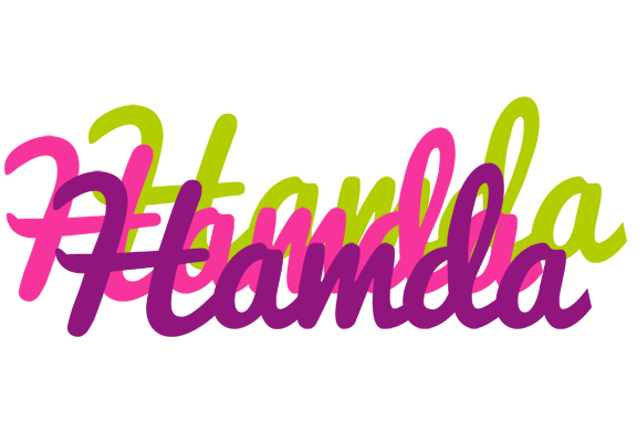 Hamda flowers logo