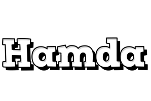 Hamda snowing logo