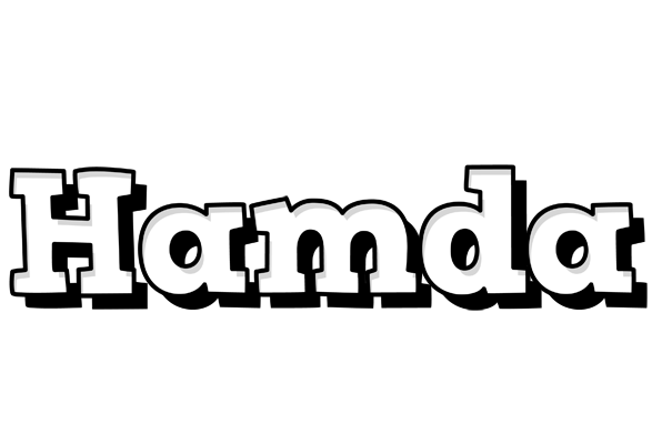 Hamda snowing logo