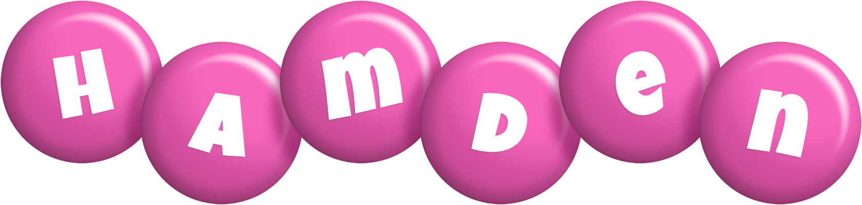 Hamden candy-pink logo