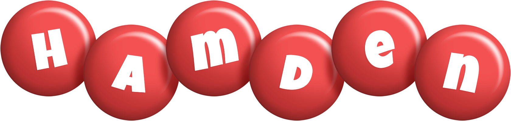 Hamden candy-red logo