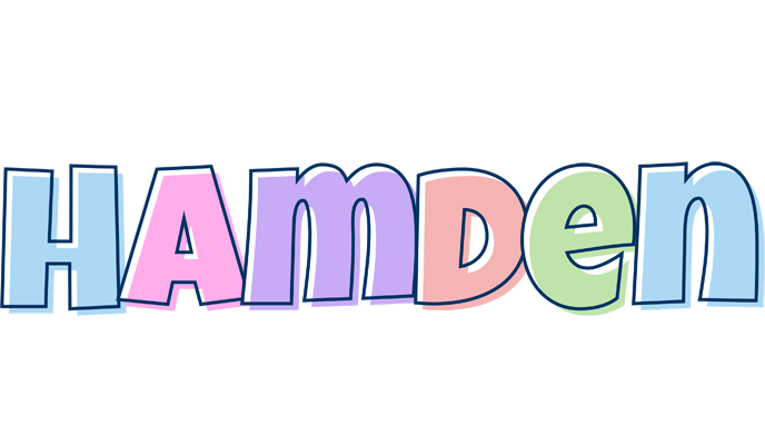 Hamden pastel logo