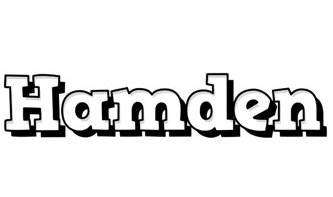 Hamden snowing logo