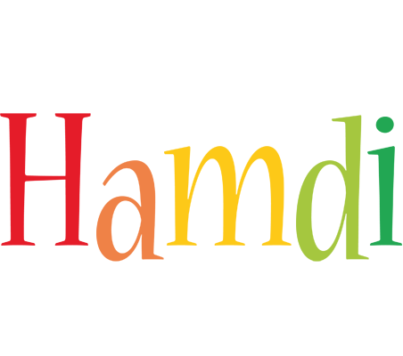 Hamdi birthday logo