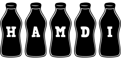Hamdi bottle logo