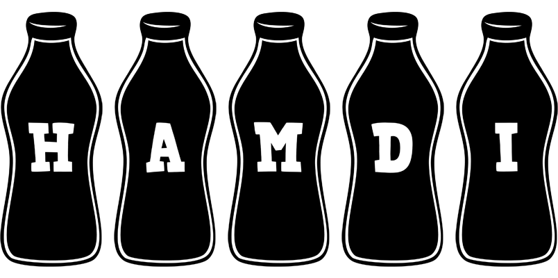 Hamdi bottle logo