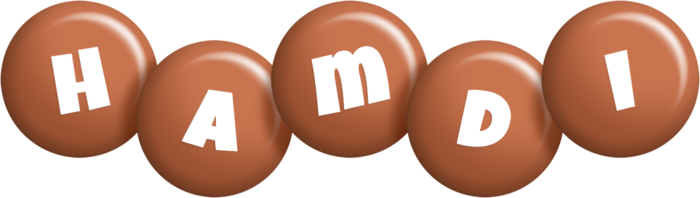 Hamdi candy-brown logo