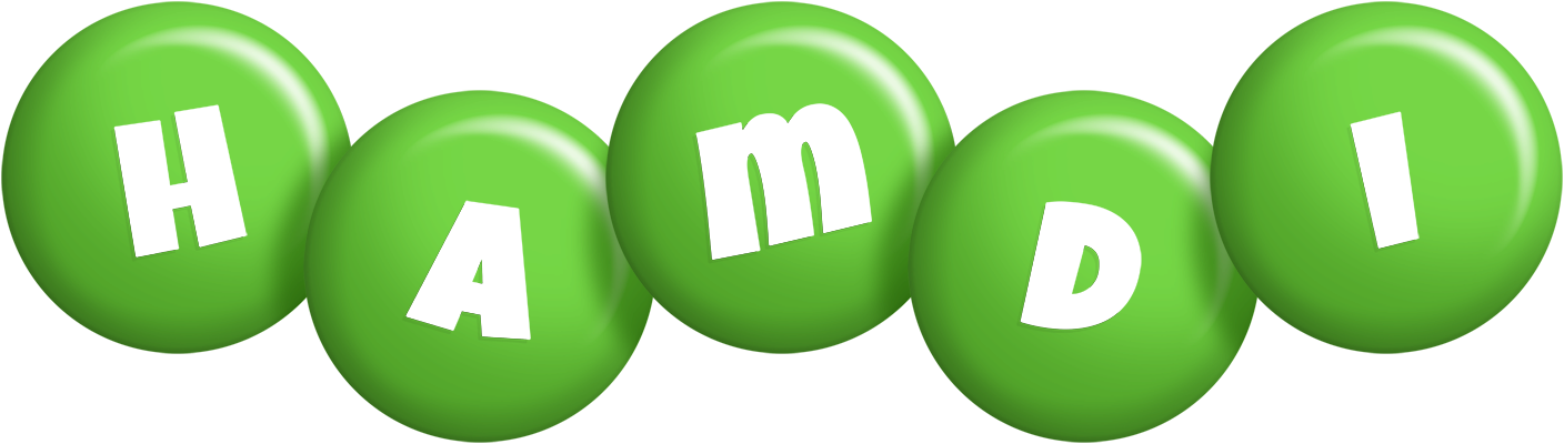 Hamdi candy-green logo