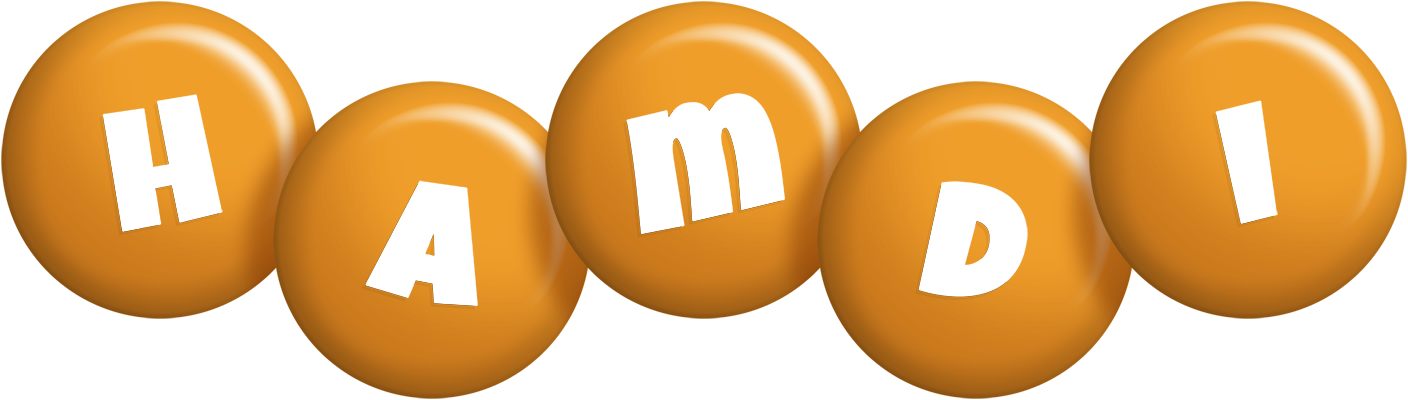 Hamdi candy-orange logo