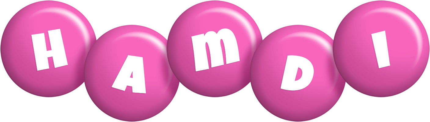 Hamdi candy-pink logo