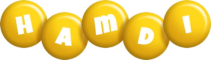 Hamdi candy-yellow logo