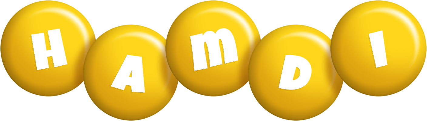 Hamdi candy-yellow logo