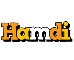 Hamdi cartoon logo