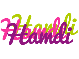 Hamdi flowers logo