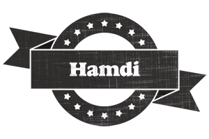 Hamdi grunge logo