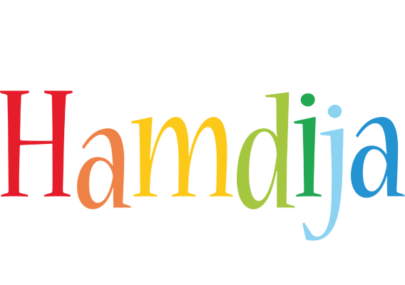Hamdija birthday logo