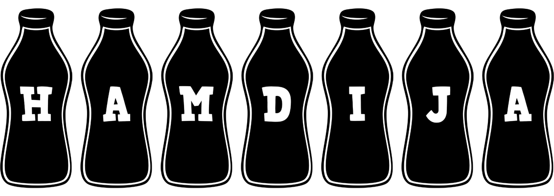 Hamdija bottle logo