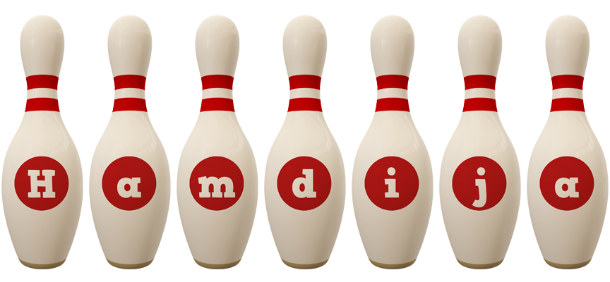 Hamdija bowling-pin logo